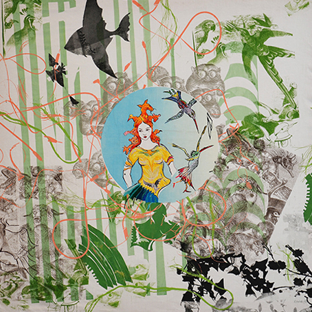 Louise Rath – artworks (Siebdruck, Stickerei)